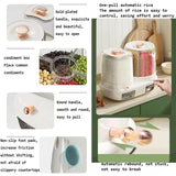 Rotating Rice Dispenser Storage Container for Barley Mung Beans