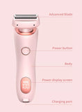 2in1 Pro Silk Glide Epilator Electric Shaver Razors Trimmer Bikini Hair Remover