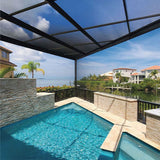 Fiberglass Insect Fly Screen - Easy Installation, 5m x 1m Roll in Black & Grey