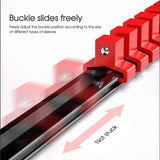 6Pc Socket Holder Sockets Storage Rail Rack Organizer Mountable Sliding