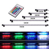 Aquarium Fish Tank Pond 5050 LED Strip RGB Lights Bar Lamp Submersible Light