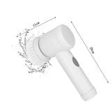 5 In 1 Handheld Bathtub Brush Kitchen Sink Cleaning Tool Tub Electric Brush