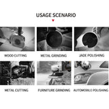 Brushless Cordless Angle Grinder 125mm Cutting Polishing,18V Battery