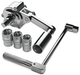 Stainless Steel Car Torque Multiplier Wrench Socket Set - 17mm, 19mm & 21mm