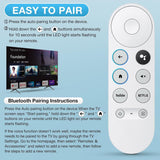 Replacement For Chromecast With Google TV Voice Bluetooth IR Remote Control