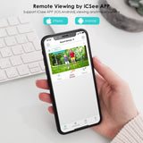 Solar Security Camera Battery Powered Outdoor Wireless WiFi CCTV PTZ Camera IP