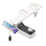 Foldable Dual Nozzle Seat Bidet Attachment for Enhanced Cleaning Unisex