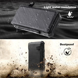 Solar Charging Portable 20000mAh QI Wireless Power Bank Folding panel For Phone