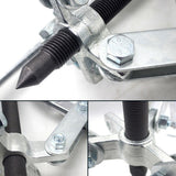 3pcs Bearing Gear Hub Puller Remover Tool Drop Forged Reversible Jaws Separator