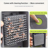 21PCS Vegetable Chopper Set w/ Slicer Grater Basket Board Kitchen Tool Kit