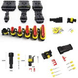 708Pcs Car Automotive Waterproof Electrical Wire Connector Plug 1-6 Pin Kit
