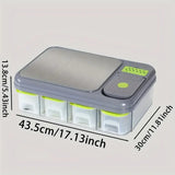 21PCS Vegetable Chopper Set w/ Slicer Grater Basket Board Kitchen Tool Kit