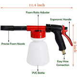 1L Snow Foam Lance Cannon Bottle Soap Gun Sprayer Hose For Car Pressure Washer