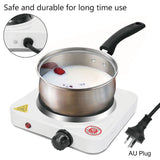 Electric Single Hob/Hot Plate,1000W Skid Proof Feet, Thermostatically Controlled