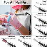 35000RPM Portable Nail Drill Machine Rechargeable E File Fits Manicure Pedicure
