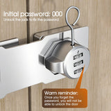 Mechanical Password Lock Hasp – Keyless Combination Cabinet Drawer Door Lock