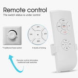 Ceiling Fan Lamp Remote Controller Kit Timing Wireless Intelligent Switch