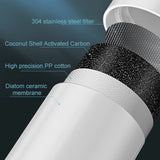 Tap Water Purifier Faucet Ceramic Filtration Cleaner Home Kitchen Water Filter