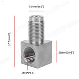 90° Oxygen O2 Sensor Spacer Extender Adapter Bung Extension Catalytic Converter