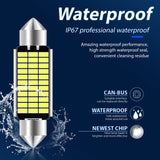 2PCS 31MM 30MM FESTOON 18SMD LED INTERIOR DOME MAP LIGHT BULB GLOBE 12V CAR 4WD