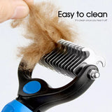 Pet Dog Cat Grooming Comb Brush Undercoat Rake Dematting Deshedding Trimmer