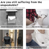 Bidet Toilet Seat Dual Nozzles Self-Cleaning Wash Hot Cold Mixer Water Sprayer