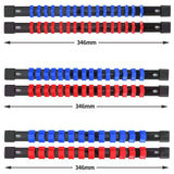 6Pc Socket Holder Sockets Storage Rail Rack Organizer Mountable Sliding