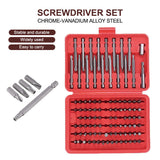 75MM Security Bit Set Drill Star Hex Spanner Torx Magnetic Screwdriver PH2 98PC