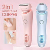 2in1 Pro Silk Glide Epilator Electric Shaver Razors Trimmer Bikini Hair Remover
