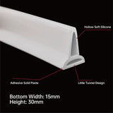 Waterproof Silicone Water Barrier Stopper Strip for Bathroom 1M/1.5M/2M/2.5M/3M