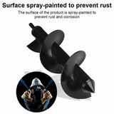 Power Garden Auger Earth Drill Bit Post Planter Digger Outdoor Φ80 x300/600mm