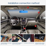 Reverse Camera Night Reversing Camera Rear View Mirror Kit Waterproof HD Monitor