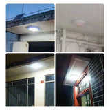 Solar Powered 24/28/32cm LED Ceiling Light Bedroom Garden Garage Shed Tent Lamp