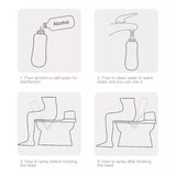 Portable Bidet Sprayer/Peri Bottle for Postpartum Perineal Care-hemmoroid 450ML