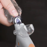 Nail Clippers Toe Claws Trimmer LED Light Cutter Pet Dog Cat 5X Magnification