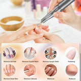 35000RPM Portable Nail Drill Machine Rechargeable E File Fits Manicure Pedicure