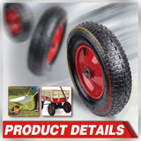 16" Wheelbarrow Trolley Wheel PUNCTURE SOLID 4.80/4.00-8 AirTyre