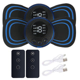 Mini Portable Electric Neck Back Massager EMS Cervical Massage Patch Relief Pain