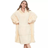 Oversize Plush Warm Blanket Ultra Giant Sweatshirt Huggle Fleece