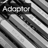 40-Piece Combination Hex Torx and Spline Socket Bits Set Metal Storage Box Set