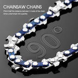 2pcs 6" Chainsaw Chains for 6 inch Mini Cordless Electric Chain Saw Wood Cutter