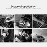 40-Piece Combination Hex Torx and Spline Socket Bits Set Metal Storage Box Set