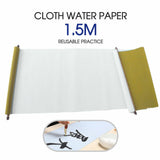 Reusable Chinese Magic Cloth Water Paper Calligraphy Fabric Book Notebook 1.5m