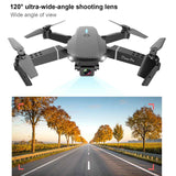 Dual Camera Drone Foldable Stable Flight Remote Control WiFi FPV Drone 4K Adults