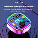 Car FM Transmitter Bluetooth Wireless Handsfree Kit MP3 Player Adapter Charger