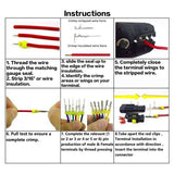 708Pcs Car Automotive Waterproof Electrical Wire Connector Plug 1-6 Pin Kit