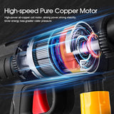 1500W Cordless Electric High Pressure Water Spray Car Gun Portable Washer Clean