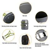 Outdoor Portable Camping Cookware Set Hiking Cooking Pot Gas Stove Tableware Kit