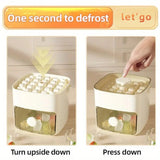 Countertop Ice Maker Machine 48pcs Capacity Food-Grade Double-Layer