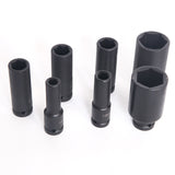 19pcs 1/2''Drive Deep Impact Socket Tool Set Metric Garage Workshop Tools 8-36MM